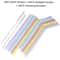 Reusable Silicone Drinking Straws Set 12