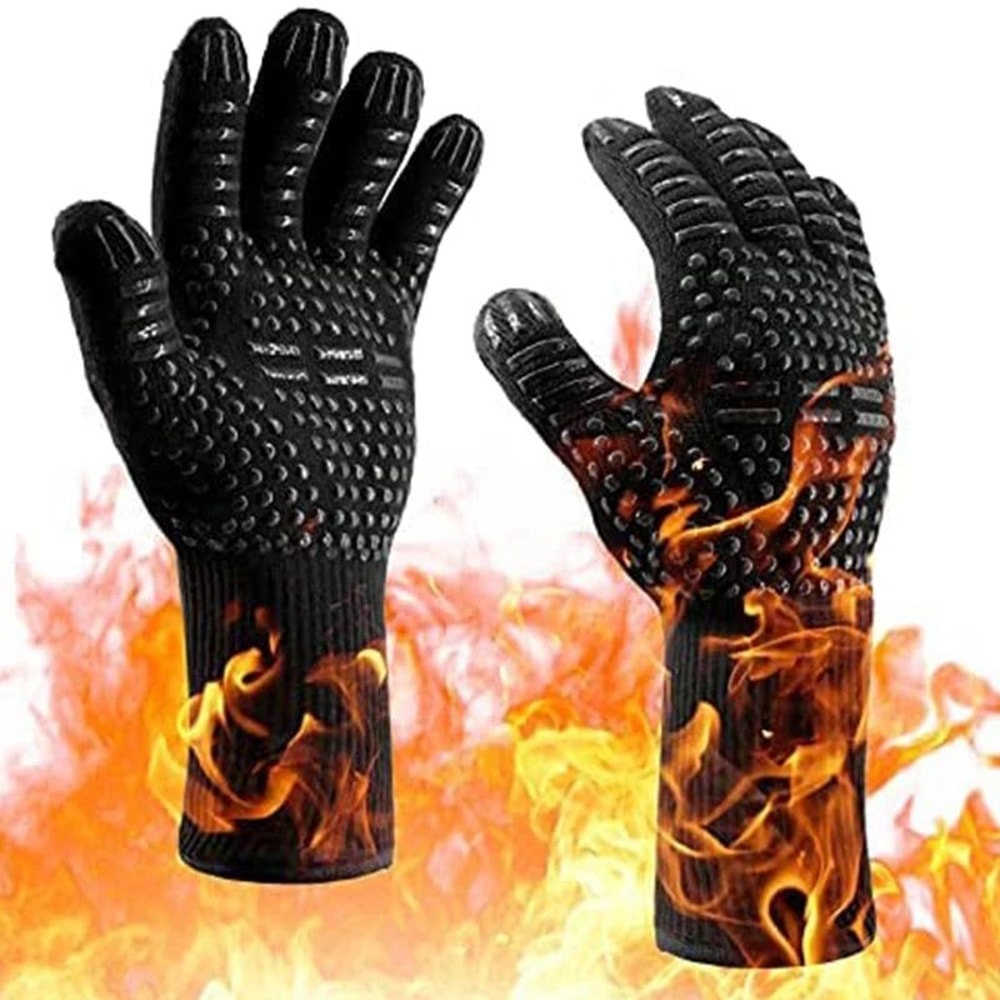 Heat Resistant Silicone Oven Gloves 0