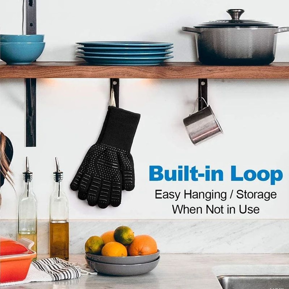 Heat Resistant Silicone Oven Gloves 3