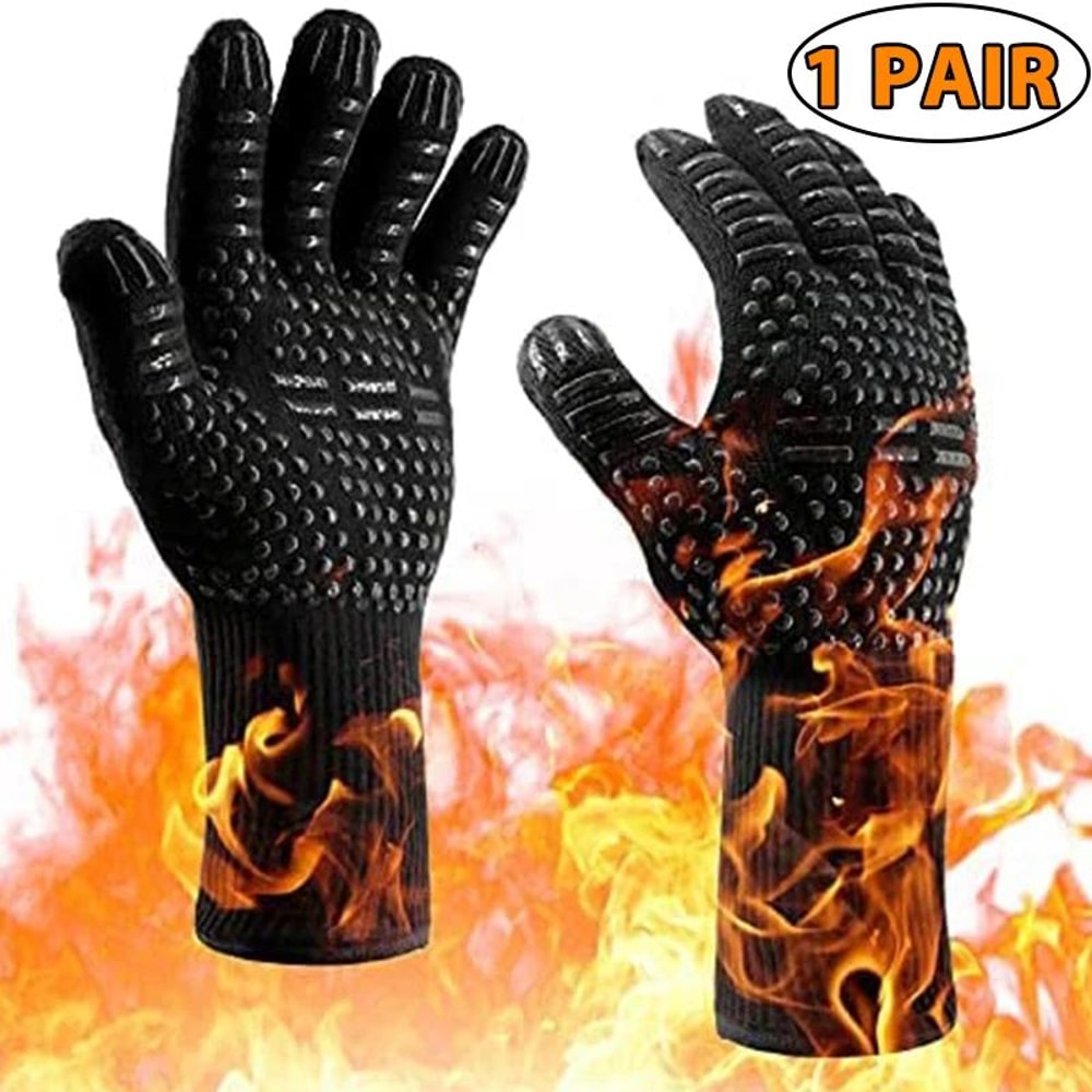 Heat Resistant Silicone Oven Gloves 9