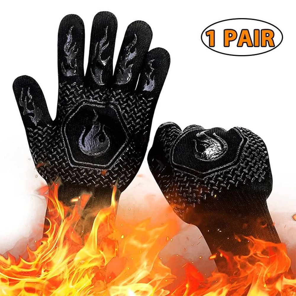 Heat Resistant Silicone Oven Gloves 10