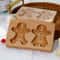 Christmas Wooden Cookie Molds Set 0