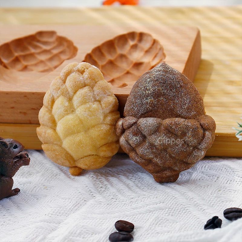 Christmas Wooden Cookie Molds Set 3