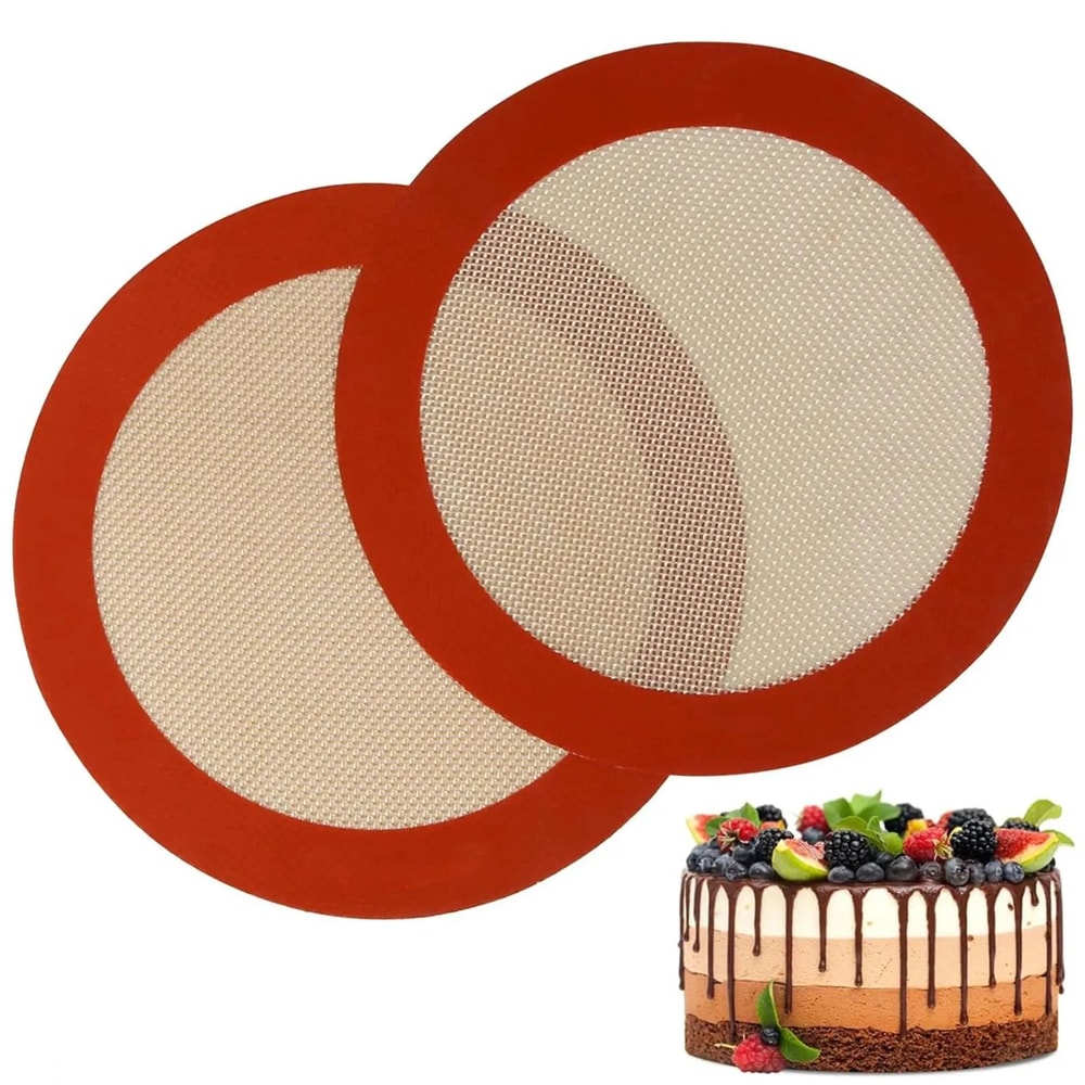 Round Silicone Baking Mat Liner 0