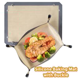 snap together silicone baking mat tray