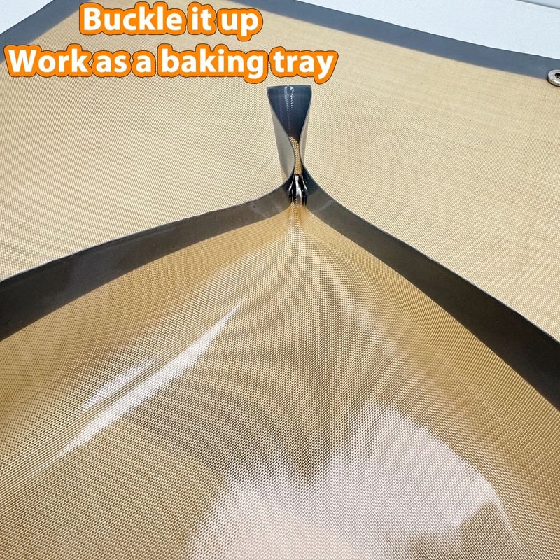 Snap Together Silicone Baking Mat Tray 2