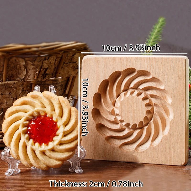 3D Wooden Cookie Cutter Mold 11
