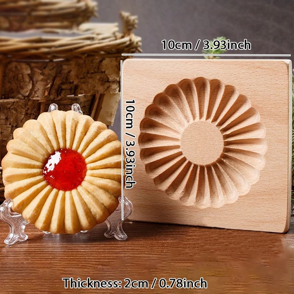 3D Wooden Cookie Cutter Mold 13