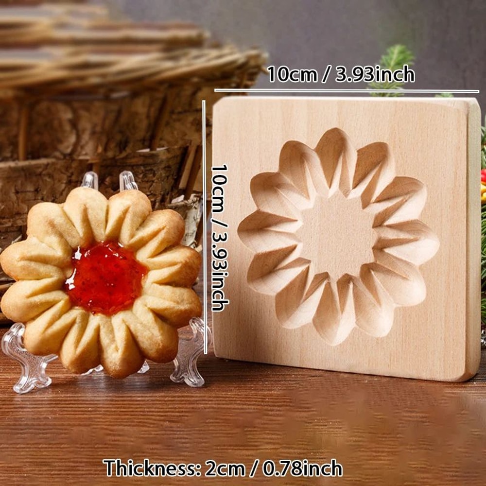 3D Wooden Cookie Cutter Mold 14