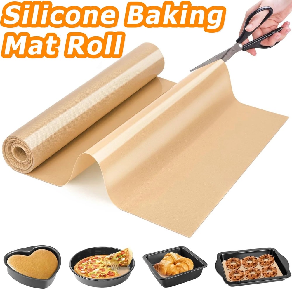Large Silicone Baking Mat Roll 0