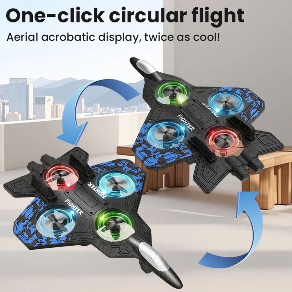 RC Light Up Glider Jet Plane 4