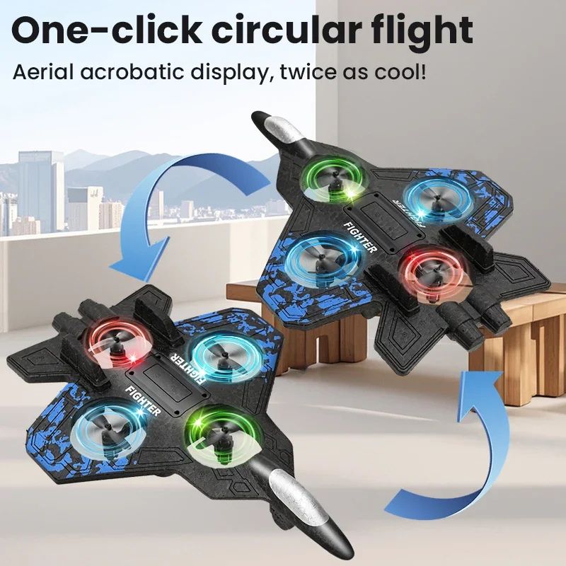 RC Light Up Glider Jet Plane 4