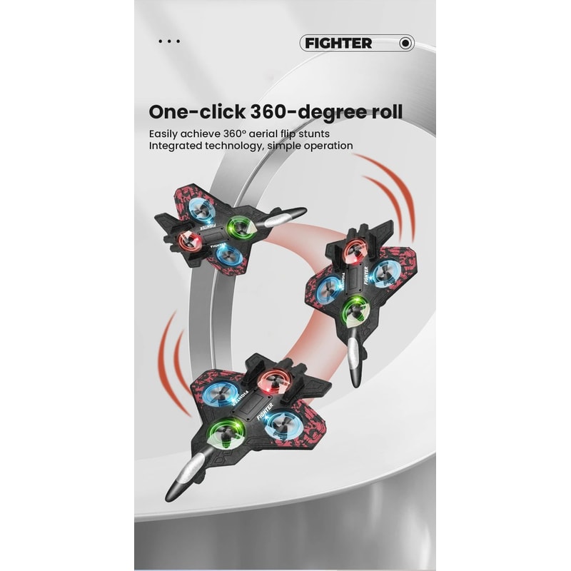 RC Light Up Glider Jet Plane 8