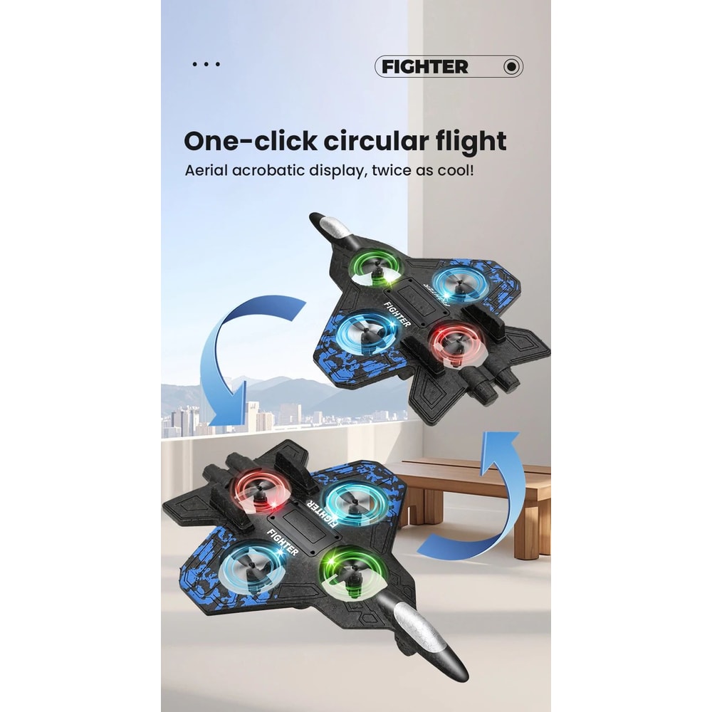 RC Light Up Glider Jet Plane 9