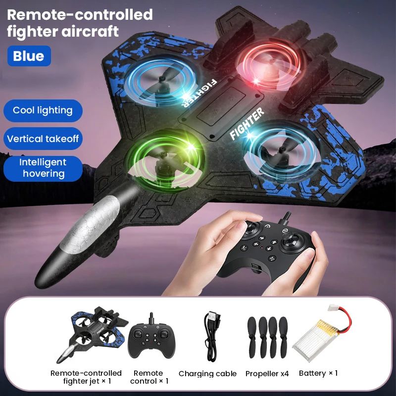 RC Light Up Glider Jet Plane 15