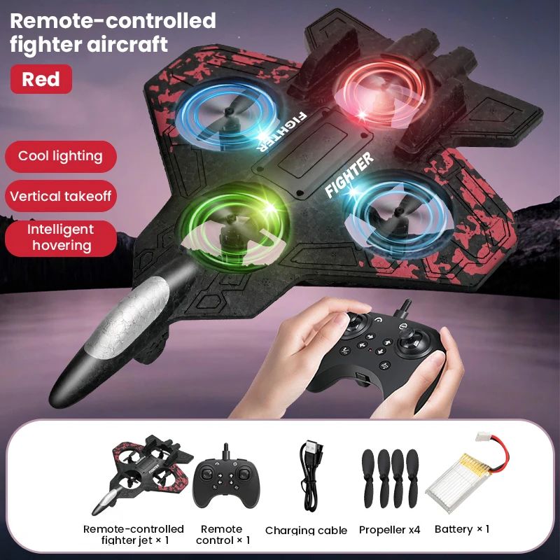 RC Light Up Glider Jet Plane 16