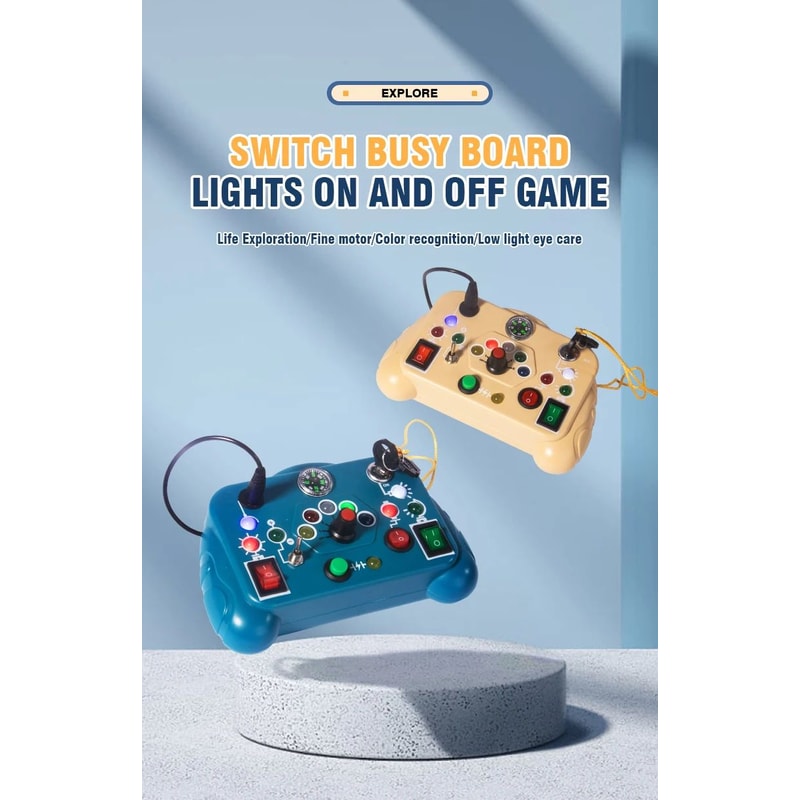 LED Busy Board Sensory Toy 6