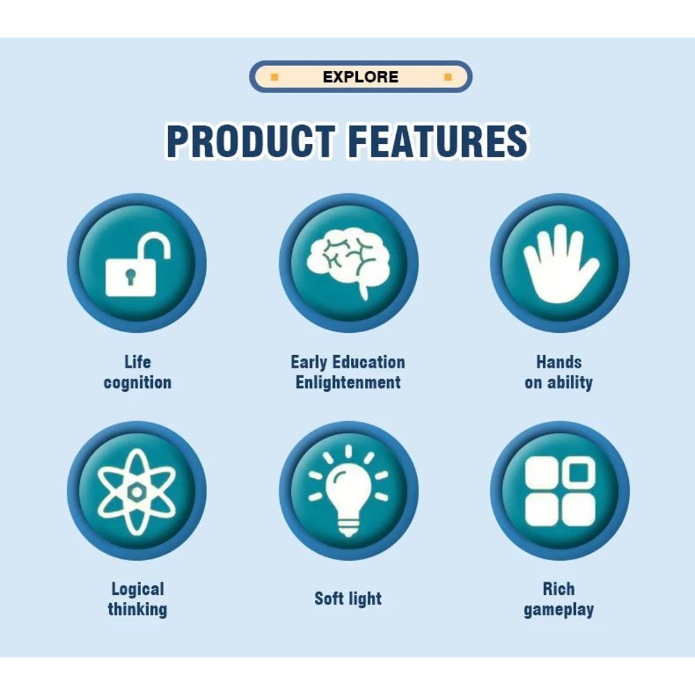 LED Busy Board Sensory Toy 7