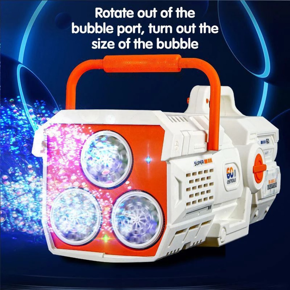 LED Bubble Gun Machine Toy 4
