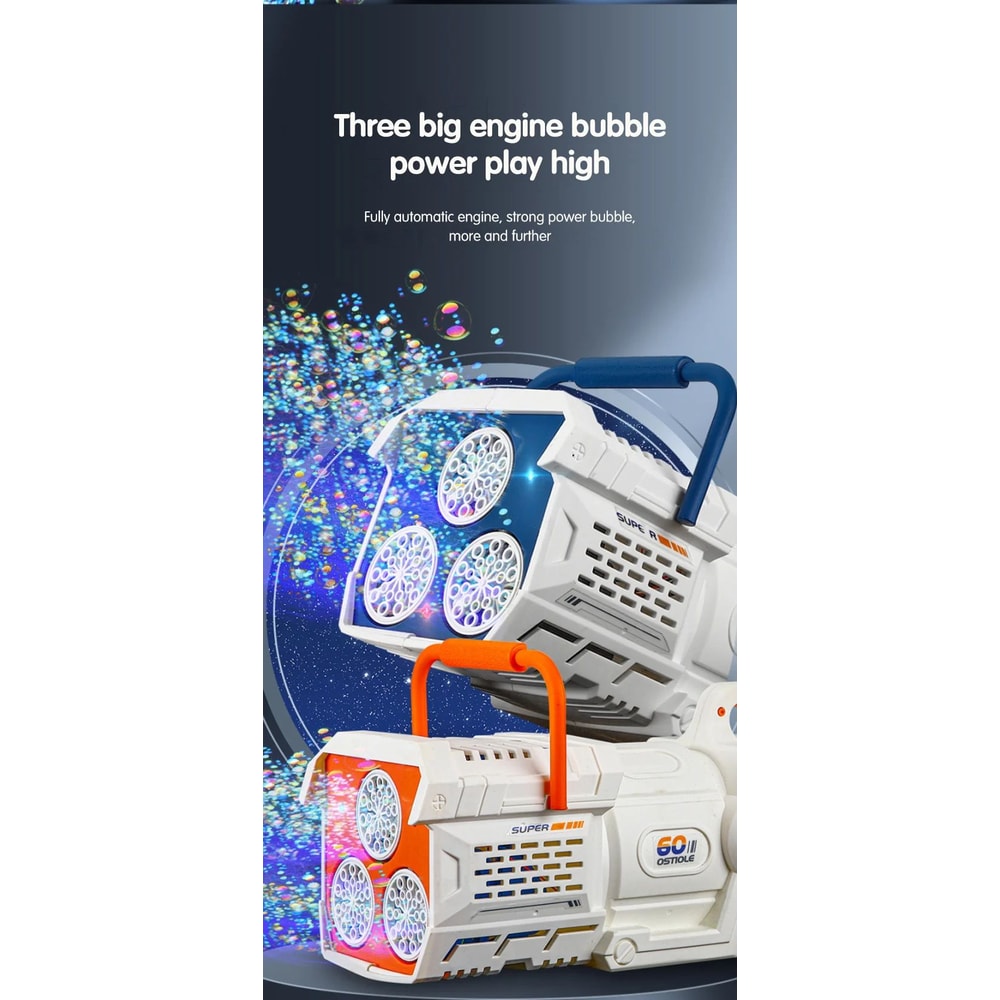 LED Bubble Gun Machine Toy 9