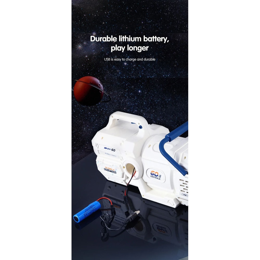 LED Bubble Gun Machine Toy 11