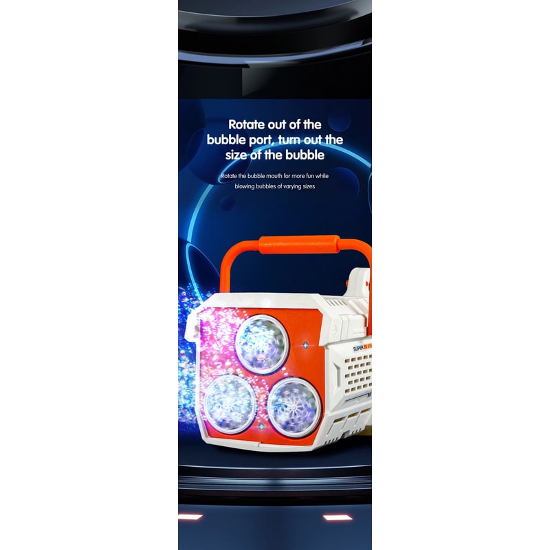 LED Bubble Gun Machine Toy 12