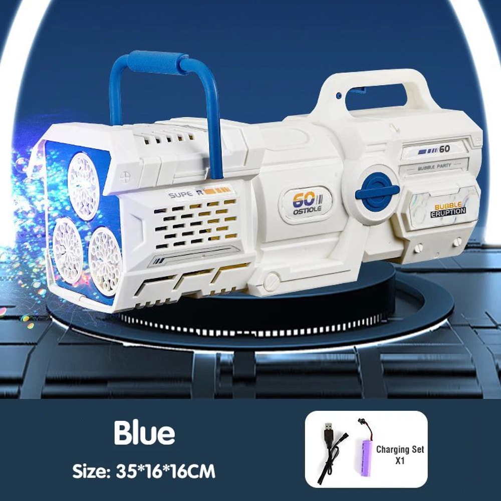 LED Bubble Gun Machine Toy 16
