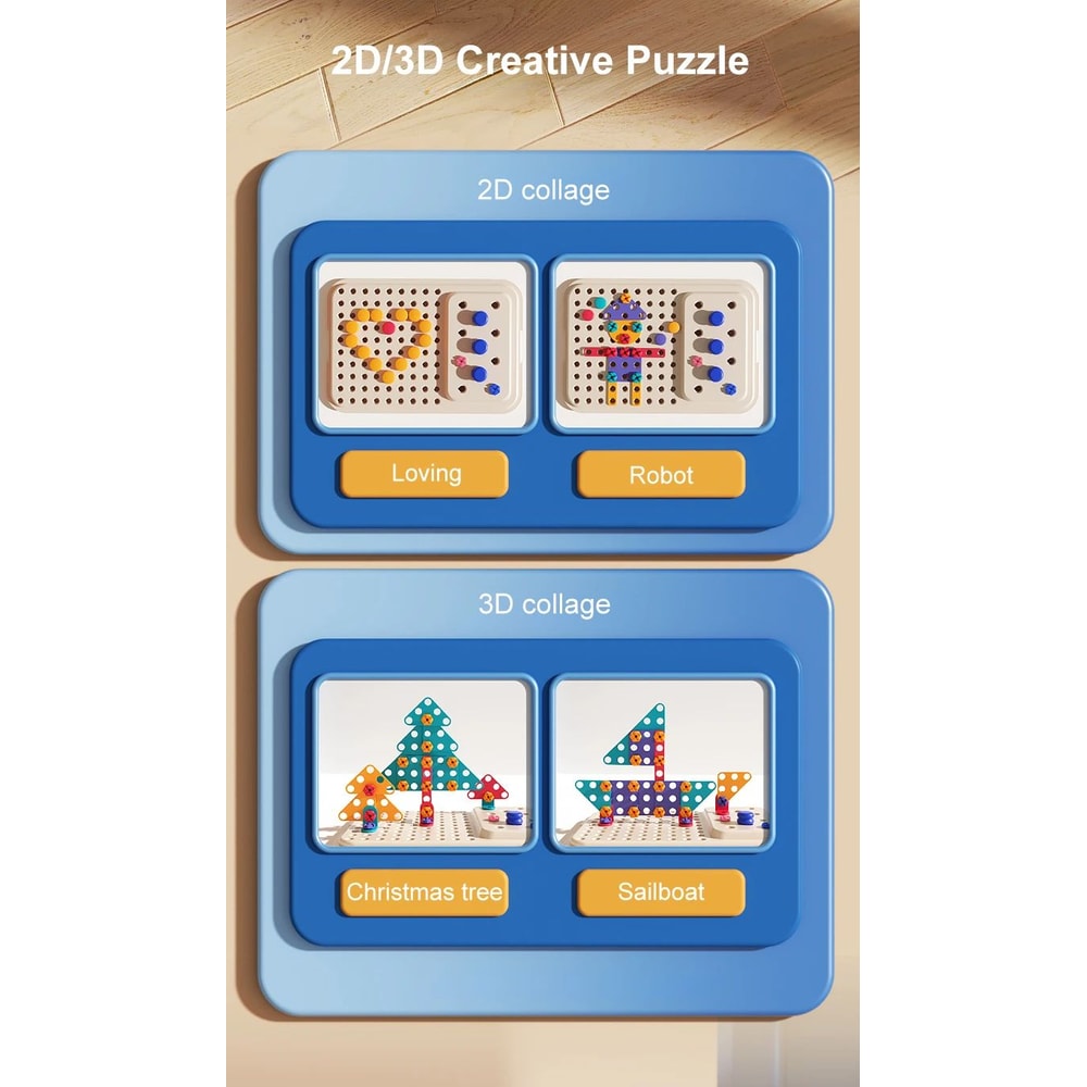 Kids Pretend Play Tool Set Toy 8