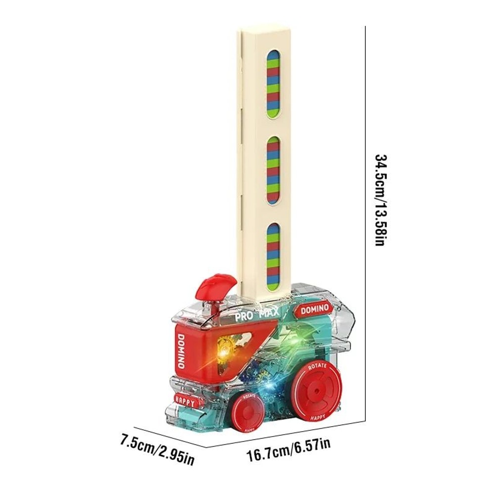 Automatic Domino Train Building Toy 4