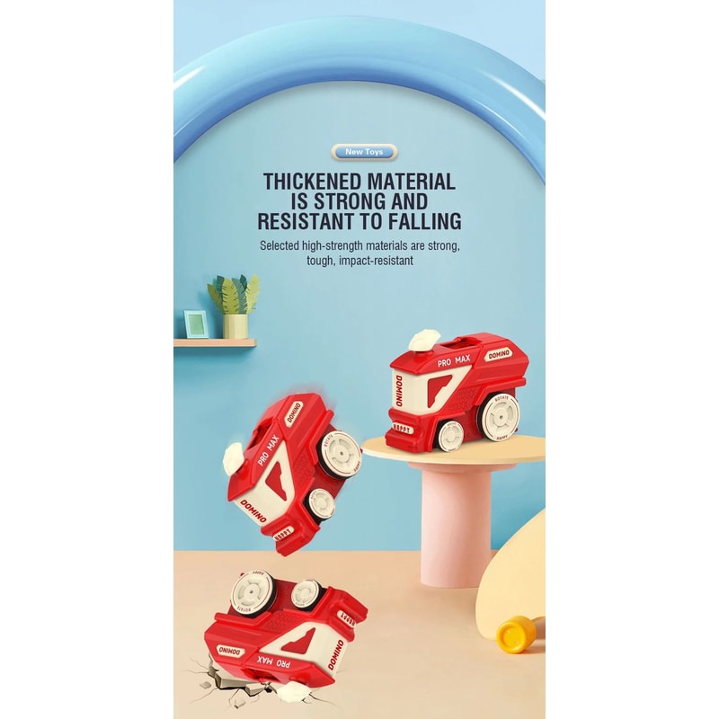 Automatic Domino Train Building Toy 12