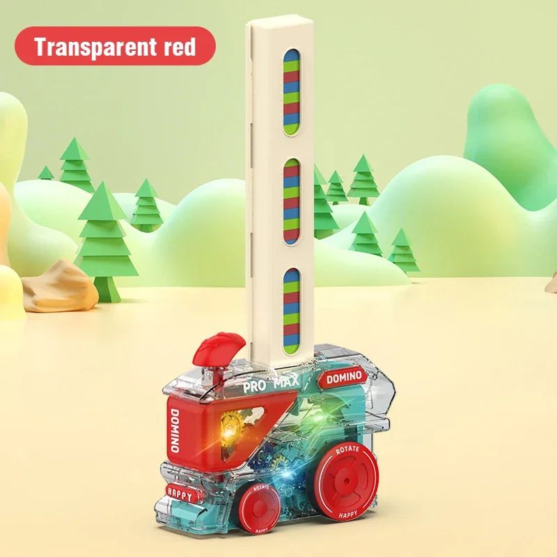 Automatic Domino Train Building Toy 16