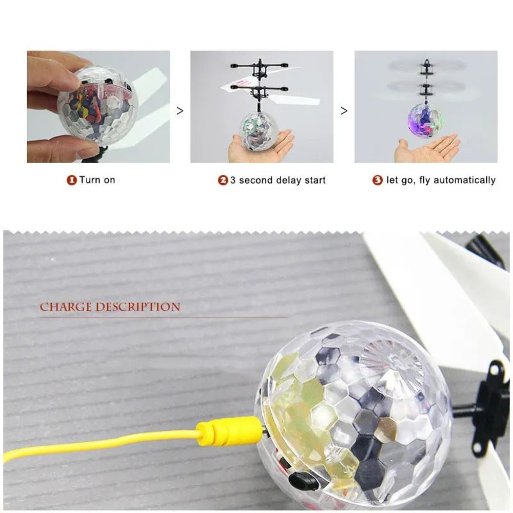 LED Luminous Flying Ball Toy 3