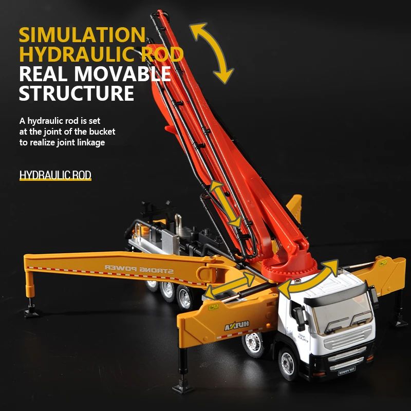Alloy Concrete Pump Truck Model 4
