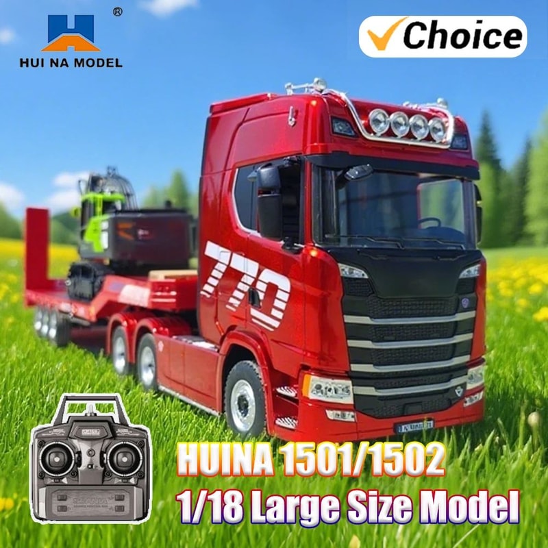 RC Alloy Tractor Trailer Truck 0