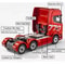 RC Alloy Tractor Trailer Truck 6