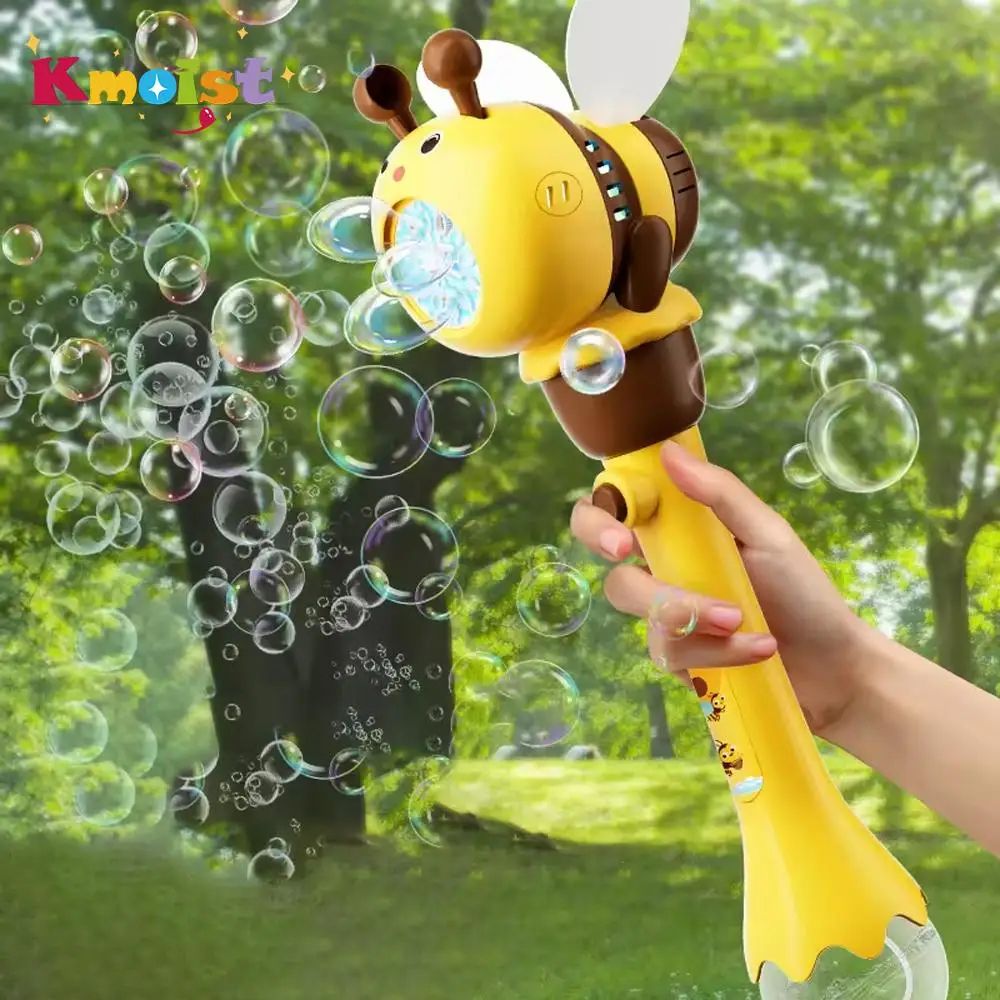Automatic Light Up Bubble Machine For Kids 0