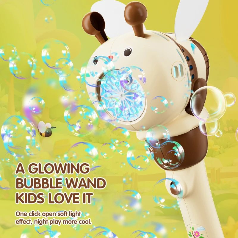 Automatic Light Up Bubble Machine For Kids 4