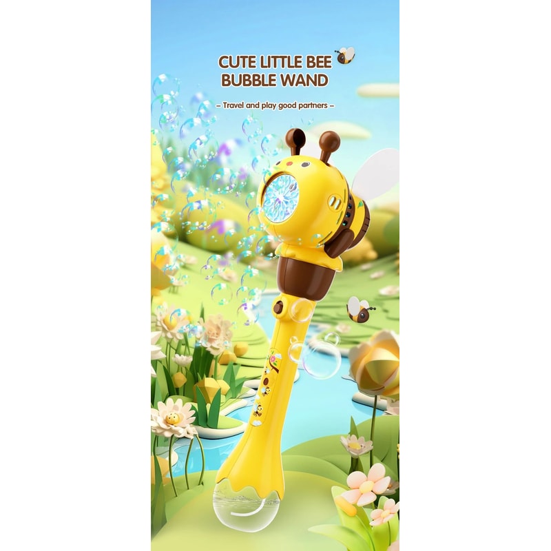 Automatic Light Up Bubble Machine For Kids 6