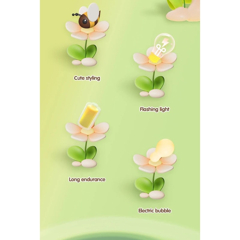 Automatic Light Up Bubble Machine For Kids 7