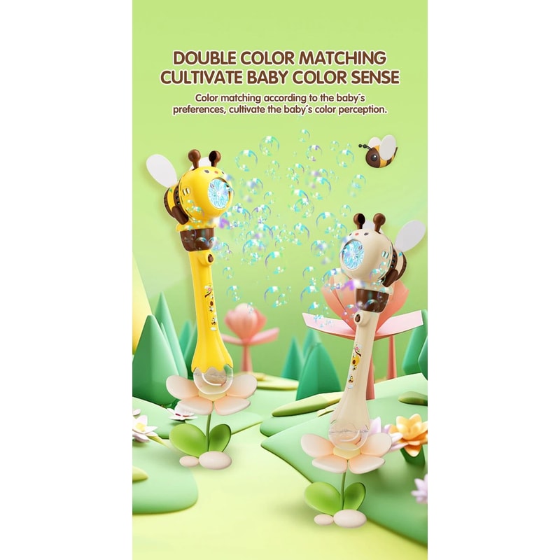 Automatic Light Up Bubble Machine For Kids 10