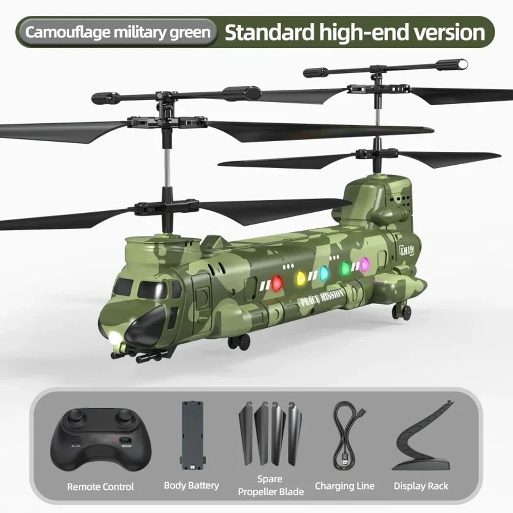 RC Helicopter With Camera And LED Lights 9