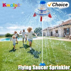 light up flying sprinkler toy for kids