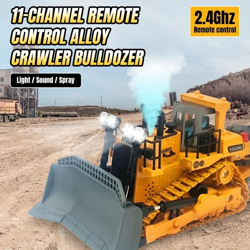 Remote Control Bulldozer Toy For Kids 2