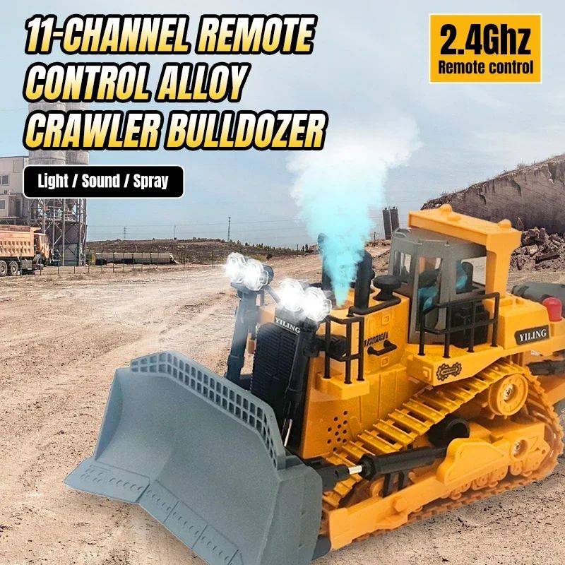 Remote Control Bulldozer Toy For Kids 2