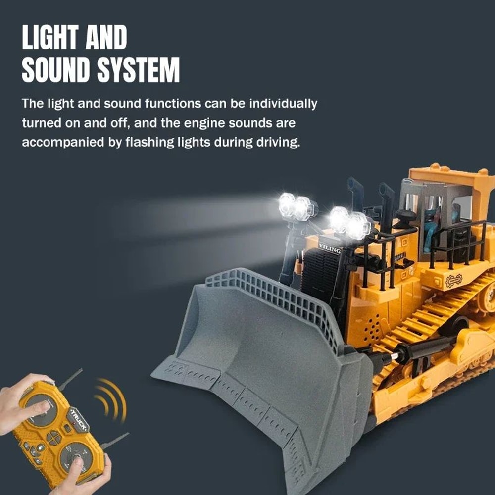 Remote Control Bulldozer Toy For Kids 4