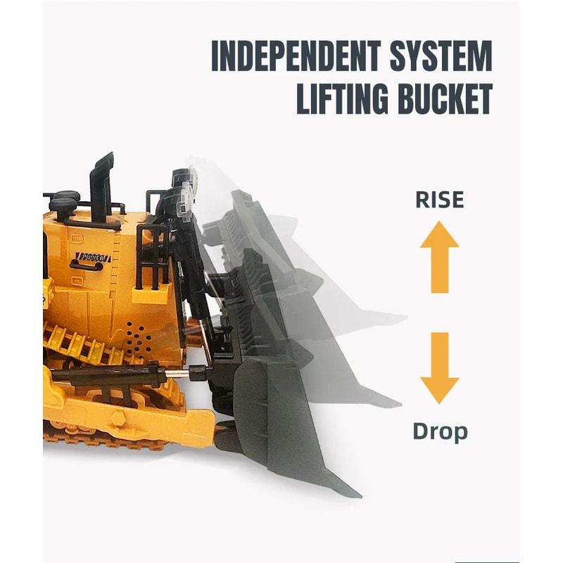 Remote Control Bulldozer Toy For Kids 11