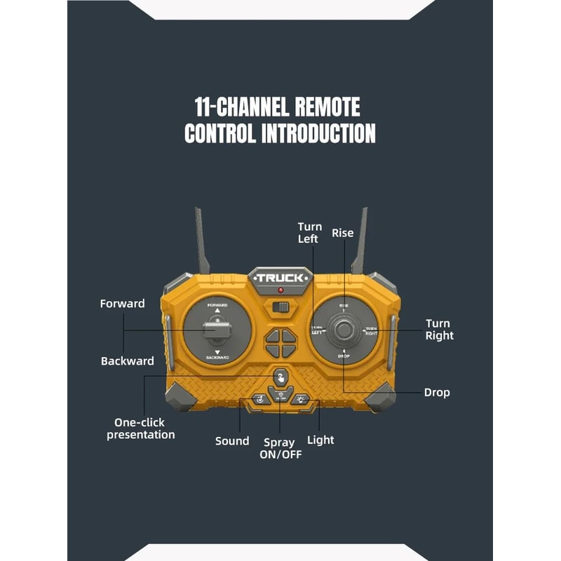 Remote Control Bulldozer Toy For Kids 12
