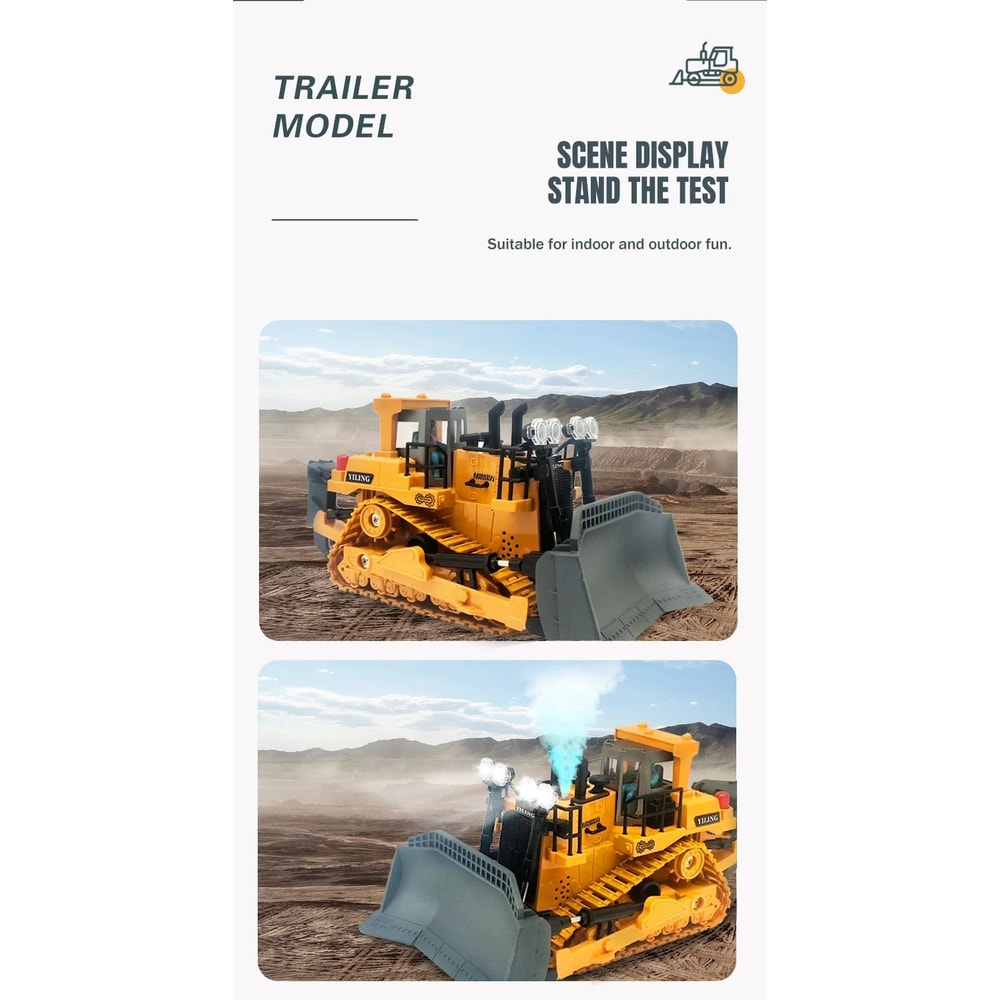 Remote Control Bulldozer Toy For Kids 13