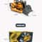 Remote Control Bulldozer Toy For Kids 14