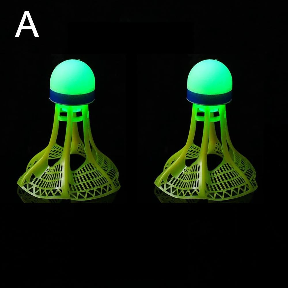 LED Glow Badminton Shuttlecocks Set 9